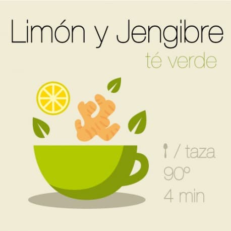 Té verde con Jengibre y Limón