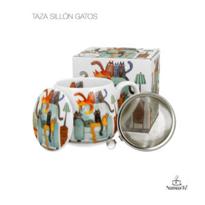 Taza Sillón Gatos