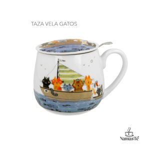 Taza Vela gatos