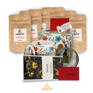 Pack degustación de con Rooibos con Extras de chocolate NamasTé con tarjeta de felicitación