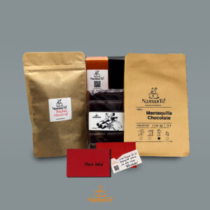 100g Rooibos Hedoné + 250g Café Chocolate Mantequilla + tableta  chocolate Aceita y Sal