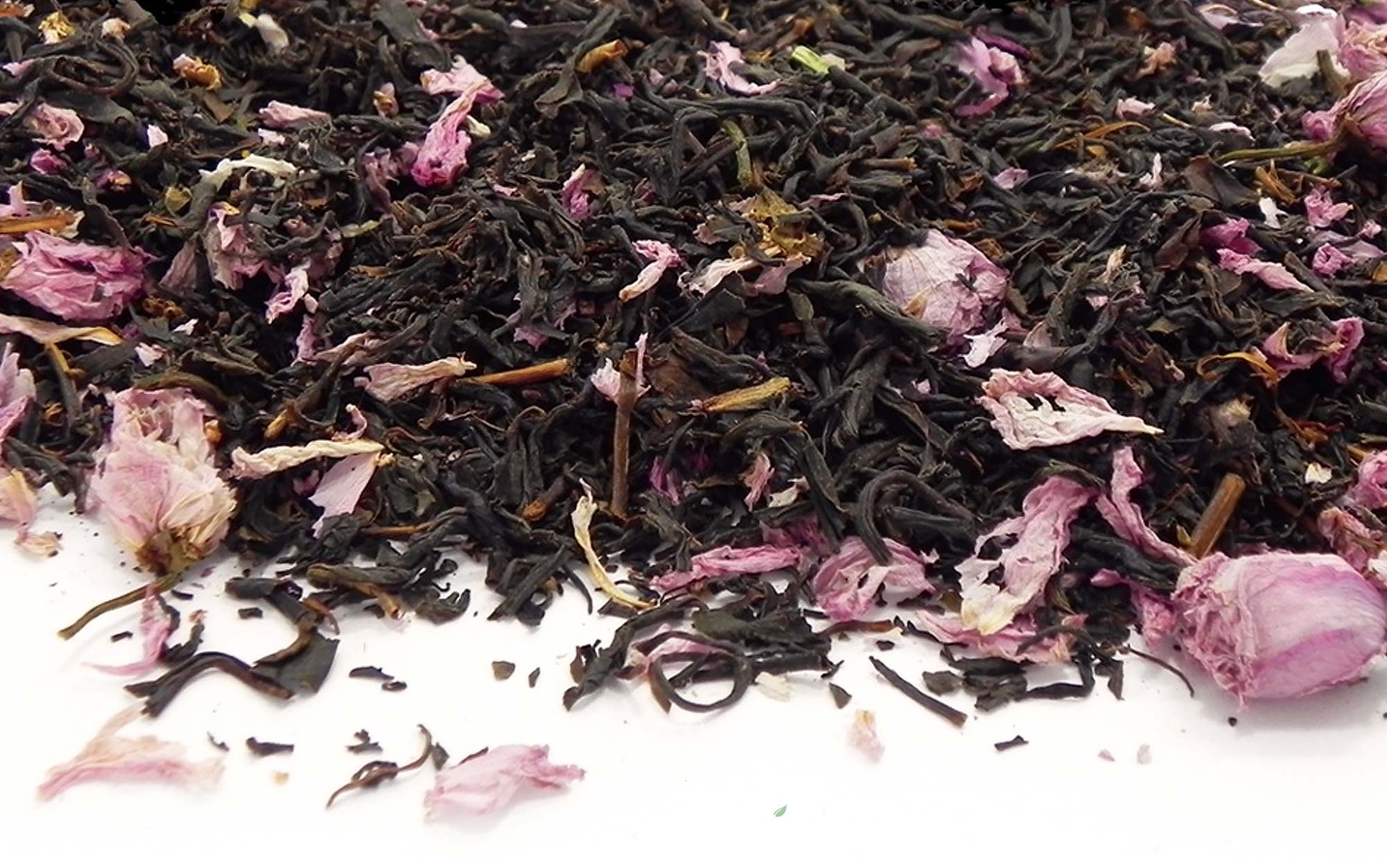 Yé negro Japones con flor de cerezo NamasTé Infusiones