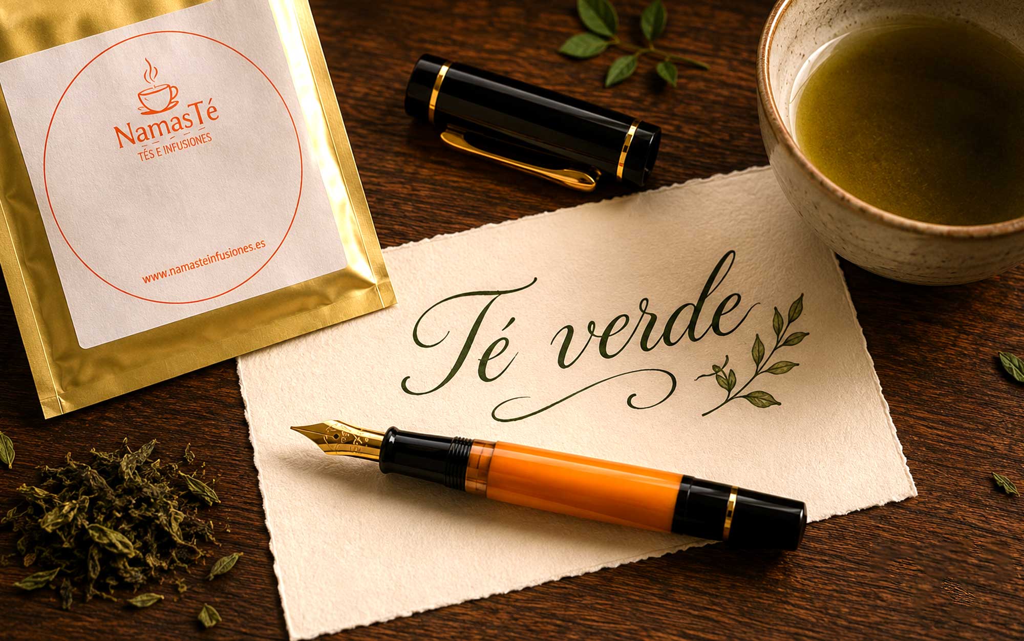 Majohn-P139. Caligrafía, tinta y té. NamasTé